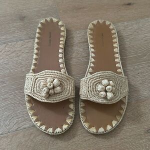 Carrie Forbes Slide Sandal 39